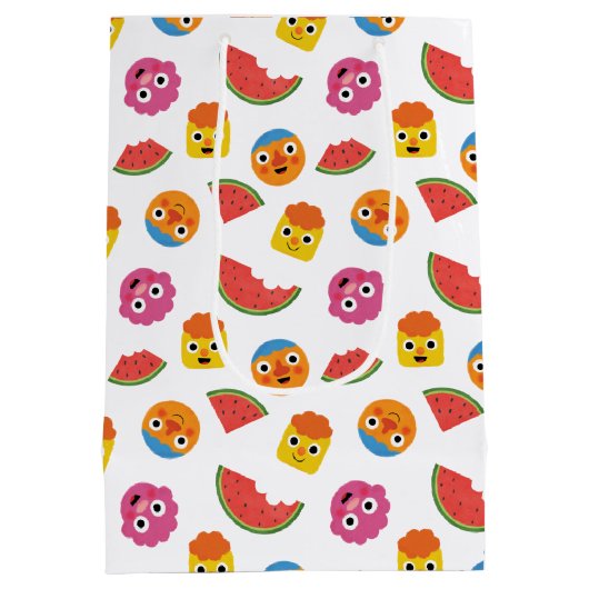Super Simple | Noodle & Pals Watermelon Party Mittlere Geschenktüte (Rückseite)