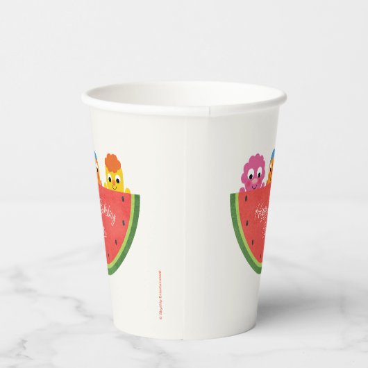 Super Simple | Noodle & Pals Watermelon Party Pappbecher (Rechts)