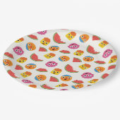 Super Simple | Noodle & Pals Watermelon Party Pappteller (Schrägansicht)