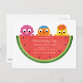 Super Simple | Noodle & Pals Watermelon Party Postkarte (Vorne/Hinten)