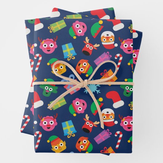 Super Simple Noodle und Pals Holiday Geschenkpapier Set (Beispiel)