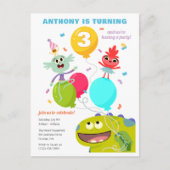 Super Simple | Rhymington Confetti Birthday Postkarte (Vorderseite)