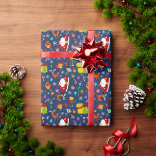 Super Simple Rhymington Holiday Character Pattern Geschenkpapier