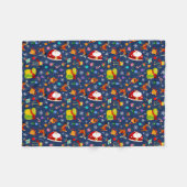 Super Simple Rhymington Holiday Fleecedecke (Vorderseite (Horizontal))