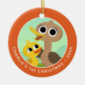 Super Simple Songs | 5 Kleine Enten 1. Weihnachten Keramik Ornament (Vorne)