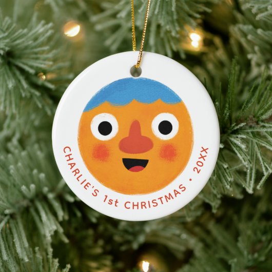 Super Simple Songs | Custom Noodle First Christmas Keramik Ornament (Baum)