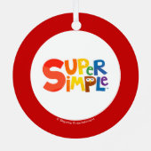 Super Simple Songs Dewey Rhymington Holiday Ornament Aus Metall (Rückseite)