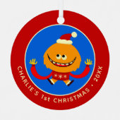 Super Simple Songs Dewey Rhymington Holiday Ornament Aus Metall (Vorderseite)