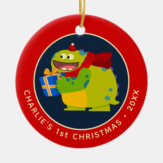 Super Simple Songs Hugo Rhymington Holiday Keramik Ornament (Vorne)