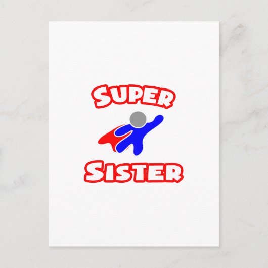 Super Sister Postkarte (Vorderseite)