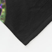 Super Size Neon Frog Fleecedecke (Ecke)