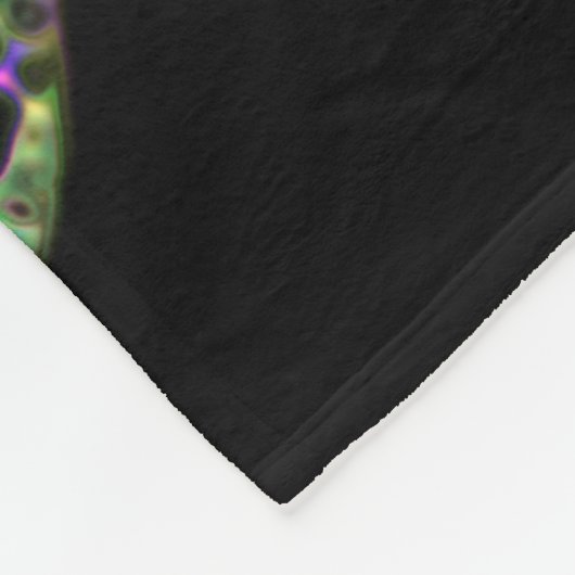 Super Size Neon Frog Fleecedecke (Ecke)