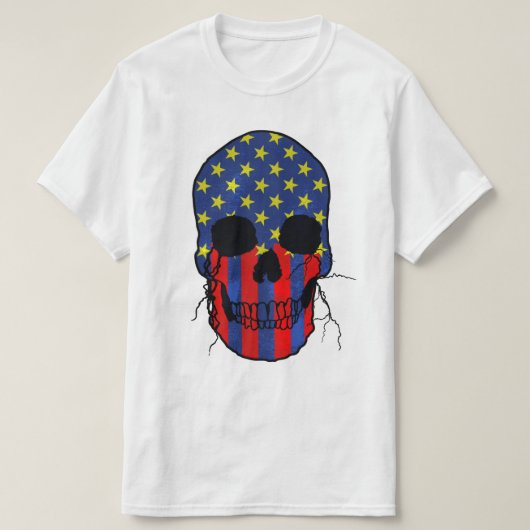 Super Skull Krieger  T-Shirt (Design vorne)