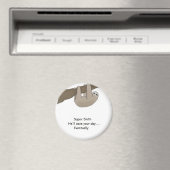 Super Sloth Hero Magnet (In Situ (Geschirrspüler))