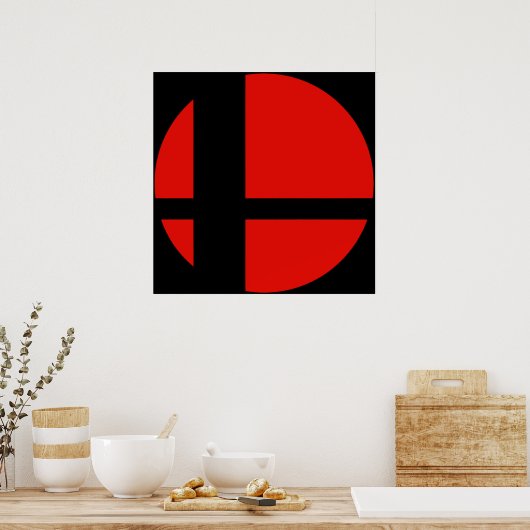 Super Smash Bros Poster (Küche)