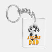 Super Soccer Vater Football Ball Sports Foto Schlüsselanhänger (Vorderseite links)