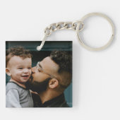 Super Soccer Vater Football Ball Sports Foto Schlüsselanhänger (Rückseite)