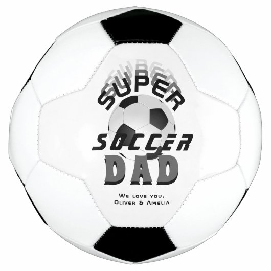 Super Soccer Vater Football Vatertag Fußball (Vorderseite)