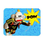 Super SockMonkey Hero Magnet (Horizontal)