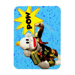 Super SockMonkey Hero Magnet
