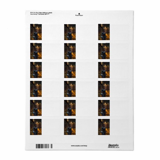 Super Soldier Address Labels Adressaufkleber (Vorne)