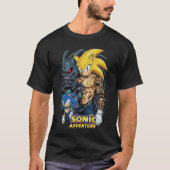 Super Sonic Tattooed Gym Bro T-Shirt | Beta Sonic  (Vorderseite)
