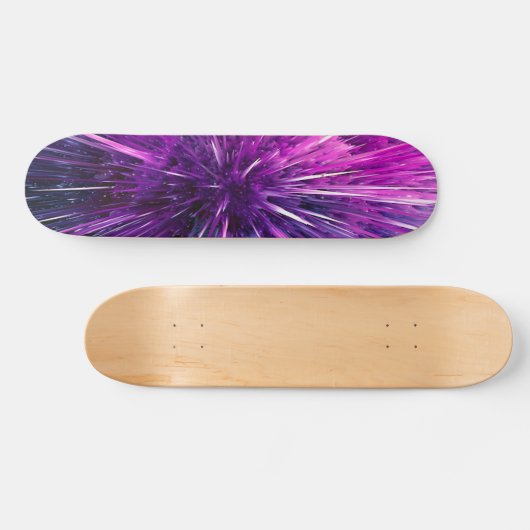 Super sonic - wunderschön lila skateboard (Horizontal)