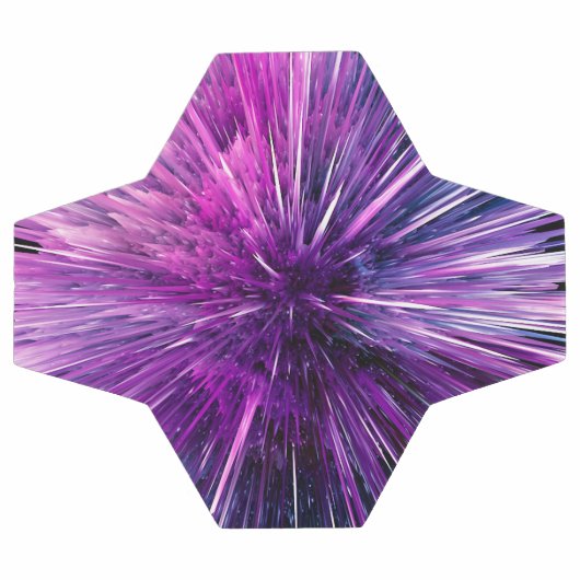 Super sonic - wunderschönes lila fußball (Flach)