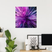 Super sonic - wunderschönes lila poster (Heimbüro)