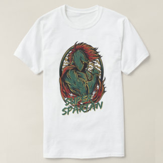 Super Spartan Kriegerhelm Antikes Griechenland Vin T-Shirt