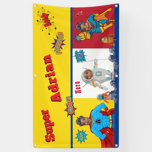 Super Special Kids 🌟 Bester Superheld Banner (Vertikal)