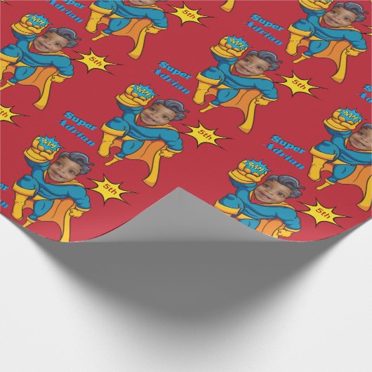 Super Special Kids 🌟 Bester Superheld Geschenkpapier (Ecke)