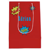 Super Special Kids 🌟 Bester Superheld Mittlere Geschenktüte (Rückseite)