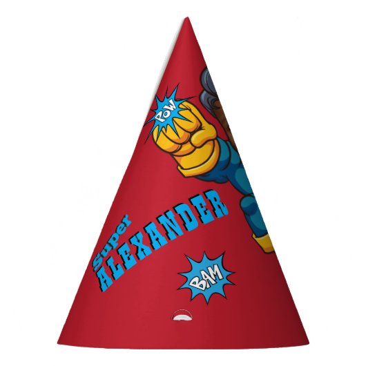 Super Special Kid's Bester Superheld Partyhütchen (Links)