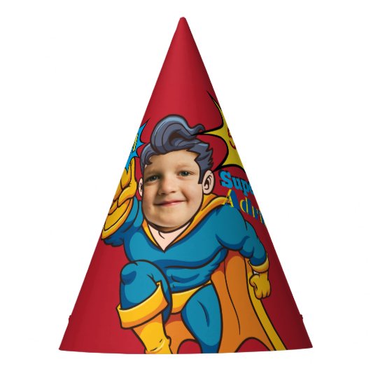 Super Special Kids 🌟 Bester Superheld Partyhütchen (Vorderseite)