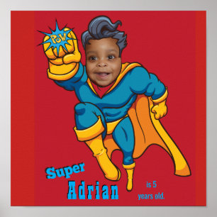 Super Special Kid's Bester Superheld Poster