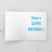 Super Special Kid's Bestes Superhero-Foto Karte (Innenseite)