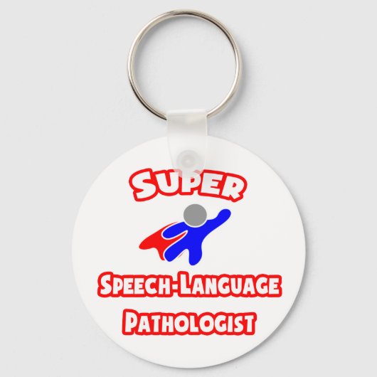 Super Speech Language Pathologe Schlüsselanhänger (Vorderseite)