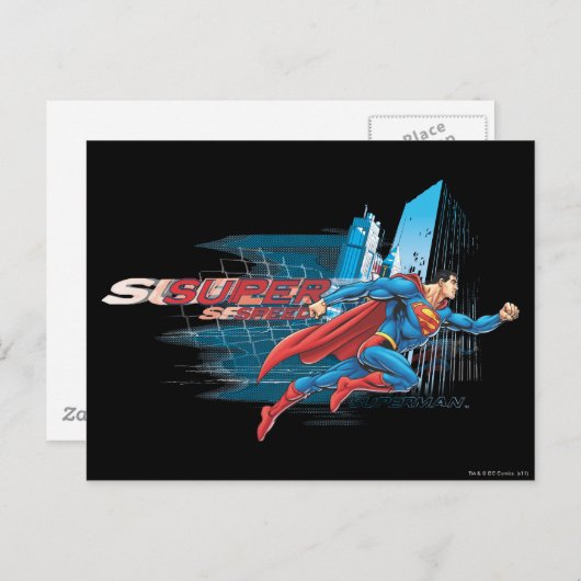 Super Speed Postkarte (Vorne/Hinten)