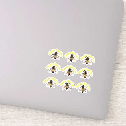 Super Speller Spelling Bee Aufkleber (Detail)