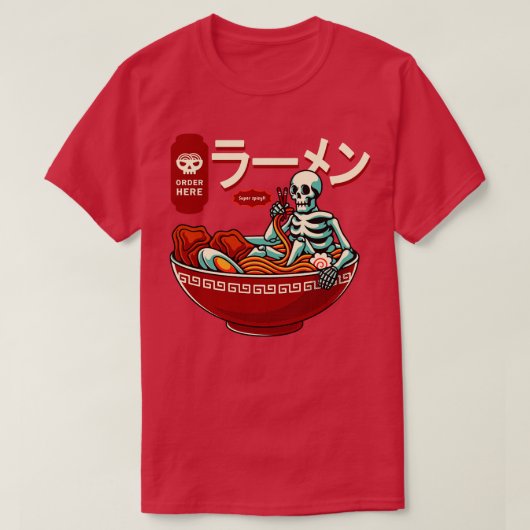 Super Spicy Ramen T-Shirt (Design vorne)