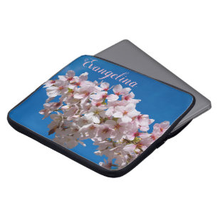 Super Spring Cherry blüht Sakura Individuelle Name Laptopschutzhülle