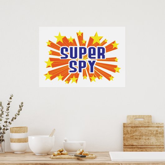 Super Spy Poster (Küche)
