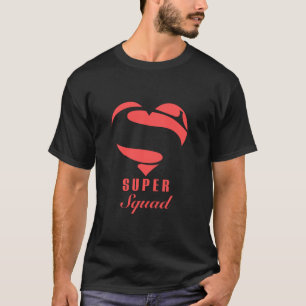 Super Squad Superhero Geschenk Familie Weihnachtsk T-Shirt