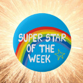 Super Star des Abzeichens Button