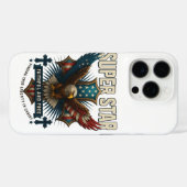 Super Star Eagle Emblem Case-Mate iPhone Hülle (Rückseite (Horizontal))
