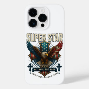 Super Star Eagle Emblem Case-Mate iPhone 14 Pro Hülle
