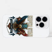 Super Star Eagle Emblem Case-Mate iPhone Hülle (Rückseite (Horizontal))