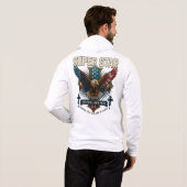 Super Star Eagle Emblem Hoodie (Schwarz voll)