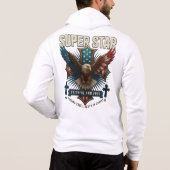 Super Star Eagle Emblem Hoodie (Rückseite)